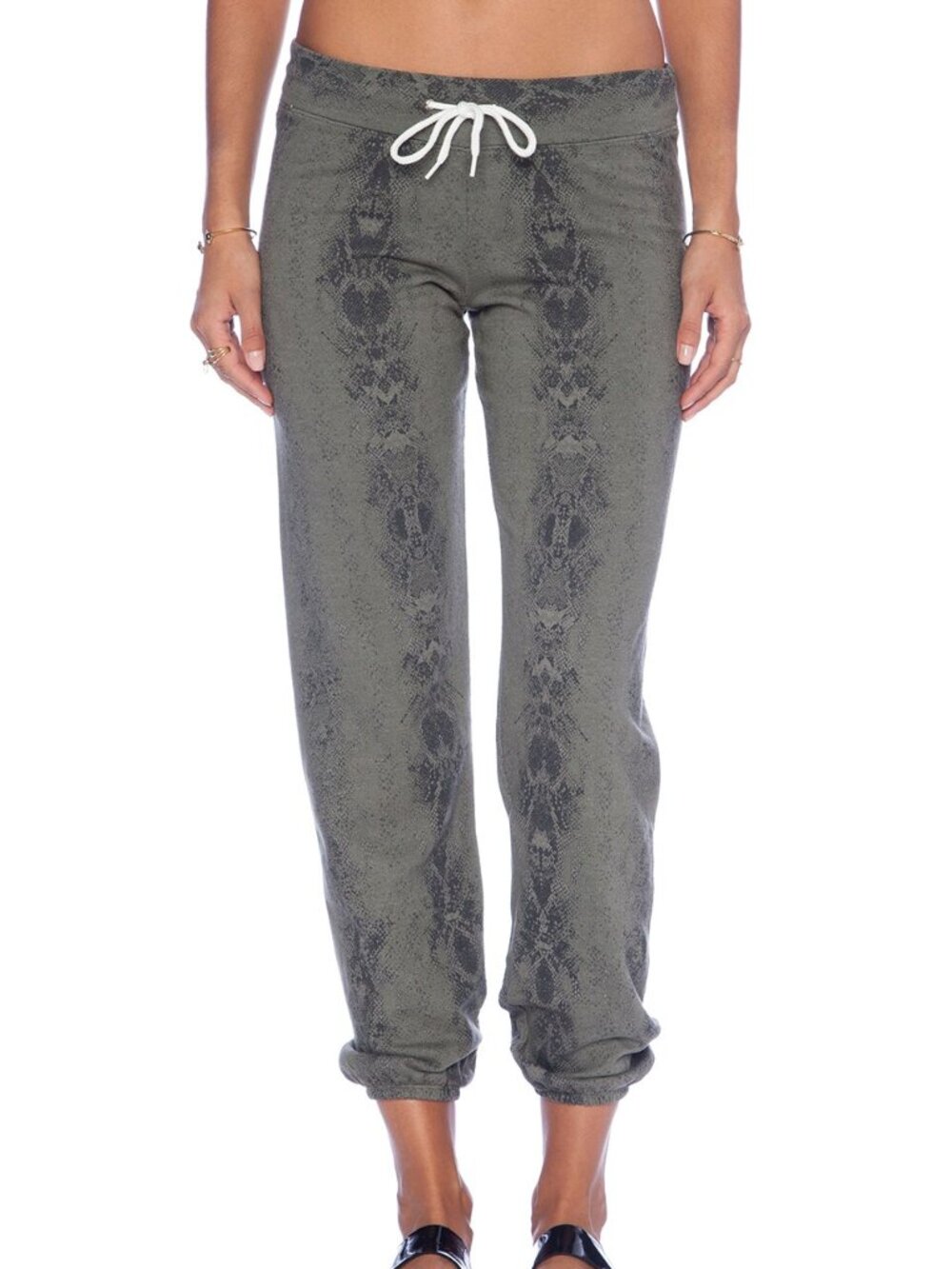 Monrow Camo Snake Print Vintage Sweatpants Size Small 54865